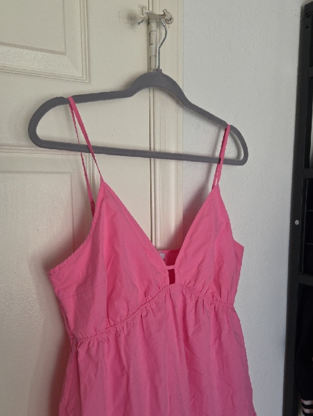 RAILS Avril Hot Pink Spaghetti-Strap Maxi Dress Large - Picture 9 of 13
